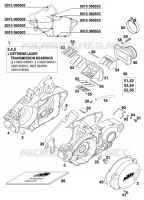 CARTER MOTEUR pour KTM 125 SX de 1998