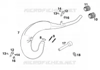 ECHAPPEMENT pour KTM 125 SX de 1998