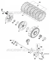 EMBRAYAGE pour KTM 125 SX de 1998