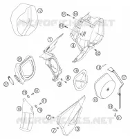 FILTRE A AIR pour KTM 450 SX STEVE RAMON de 2005