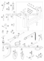 OUTILLAGE SPECIFIQUE (MOTEUR) pour KTM 450 SX STEVE RAMON de 2005