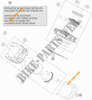 CYLINDRE pour KTM 1290 SUPER DUKE R BLACK de 2018
