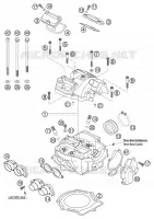 CULASSE pour KTM 450 SX RACING de 2003