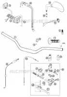 GUIDON / COMMANDES pour KTM 450 SX RACING de 2003