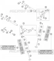 SOUPAPES pour KTM 450 SX RACING de 2003