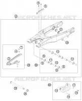 BRAS OSCILLANT  pour KTM 450 SX-F de 2013