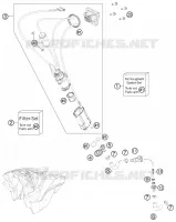 POMPE A ESSENCE pour KTM 450 SX-F de 2013