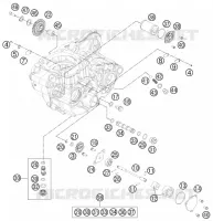 POMPE A HUILE pour KTM 450 SX-F de 2013