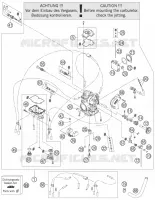 CARBURATEUR pour KTM 450 SX de 2006