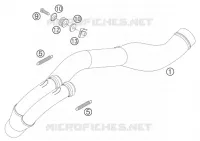 ECHAPPEMENT pour KTM 450 SX de 2006