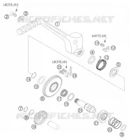 KICK pour KTM 450 SX de 2006