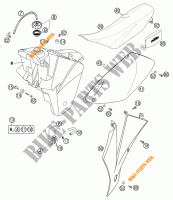 RESERVOIR / SELLE pour KTM 400 SX RACING de 2002