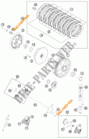 EMBRAYAGE pour KTM 350 SX-F CAIROLI REPLICA de 2011