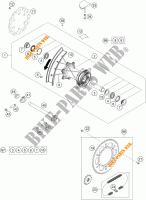 ROUE ARRIERE pour KTM 350 SX-F de 2018