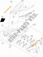 BRAS OSCILLANT  pour KTM 1290 SUPER DUKE R WHITE de 2017