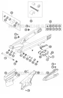 BRAS OSCILLANT  pour KTM 200 SX de 2003