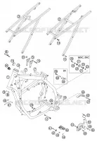 CADRE pour KTM 200 SX de 2003