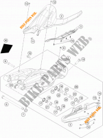 BRAS OSCILLANT  pour KTM 1290 SUPER DUKE R BLACK de 2017