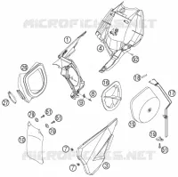 FILTRE A AIR pour KTM 250 SXS de 2006
