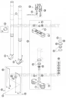 FOURCHE / T DE FOURCHE pour KTM 250 SXS de 2006