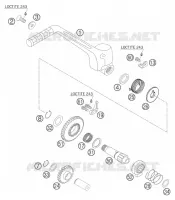 KICK pour KTM 250 SXS de 2006