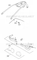 ACCESSOIRES pour KTM 250 SXS de 2001
