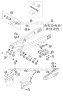 BRAS OSCILLANT  pour KTM 250 SXS de 2001