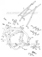 CADRE pour KTM 250 SXS de 2001