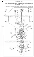CARBURATEUR pour KTM 250 SXS de 2001