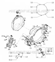 CARTER EMBRAYAGE pour KTM 250 SXS de 2001