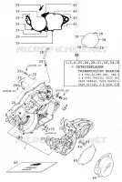 CARTER MOTEUR pour KTM 250 SXS de 2001