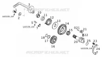 KICK pour KTM 250 SXS de 2001