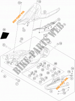 BRAS OSCILLANT  pour KTM 1290 SUPER DUKE R WHITE de 2017