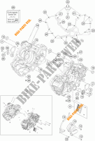 CARTER MOTEUR pour KTM 1290 SUPER DUKE R WHITE de 2017