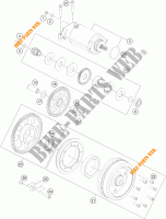DEMARREUR ELECTRIQUE pour KTM 1290 SUPER DUKE R WHITE de 2017