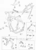 CADRE pour KTM 250 SX de 2018