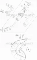ECHAPPEMENT pour KTM 250 SX de 2018
