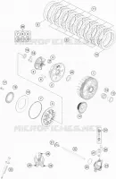 EMBRAYAGE pour KTM 250 SX de 2018
