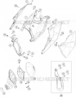 FILTRE A AIR pour KTM 250 SX de 2018