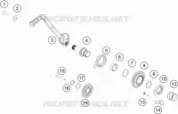 KICK pour KTM 250 SX de 2018