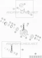 VILEBREQUIN / PISTON pour KTM 250 SX de 2018