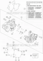 CARTER MOTEUR pour KTM 250 SX de 2017