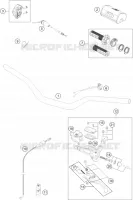 GUIDON / COMMANDES pour KTM 250 SX de 2017