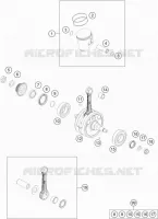 VILEBREQUIN / PISTON pour KTM 250 SX de 2017