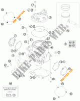 CYLINDRE / CULASSE pour KTM 250 SX de 2013