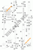 FOURCHE (PIECES) pour KTM 250 SX de 2011