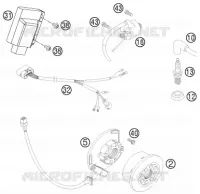 ALLUMAGE pour KTM 250 SX de 2010