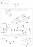 BRAS OSCILLANT  pour KTM 250 SX de 2010