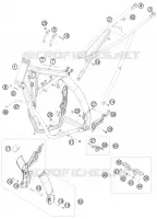 CADRE pour KTM 250 SX de 2010