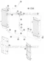 CIRCUIT DE REFROIDISSEMENT pour KTM 250 SX de 2010